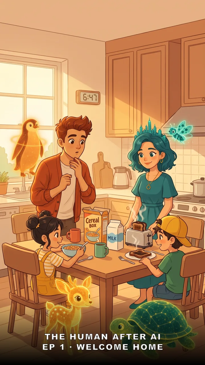 The Human After AI — Ep 1: Welcome Home — poster